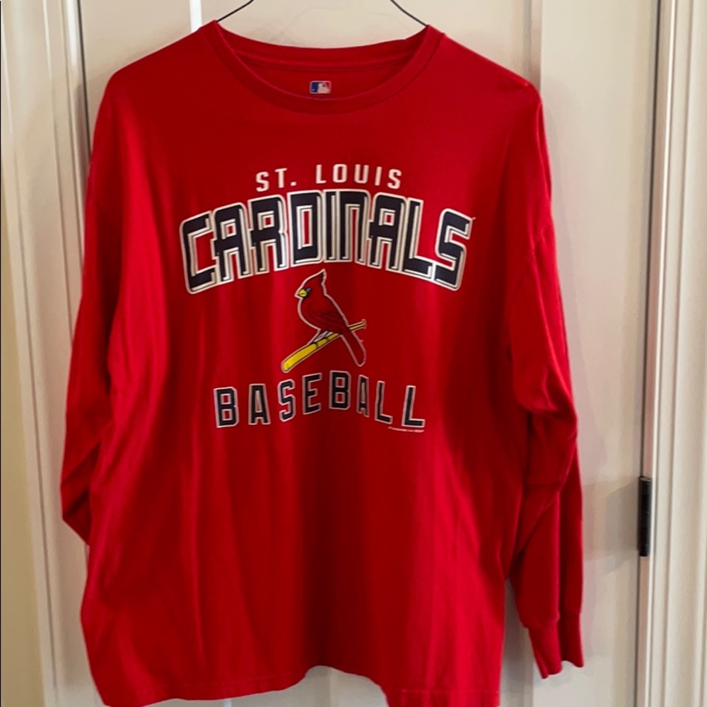Men’s L/S St Louis Cardinals Baseball T-shirt XL